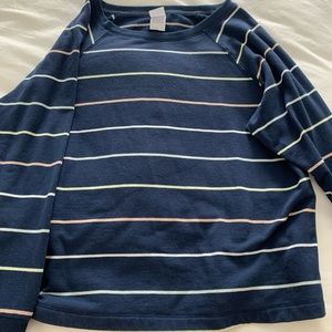 Stars above sweatshirt